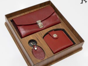 ست کیف پول و جاسوئیچی چرم