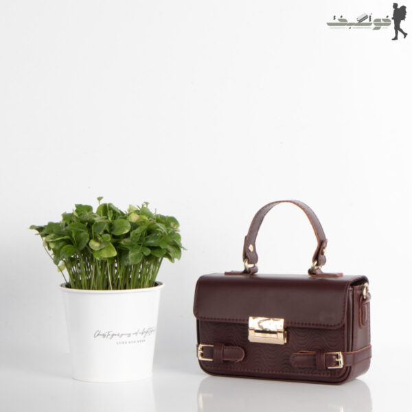 کیف زنانه بغل سگک پایین طرحدار