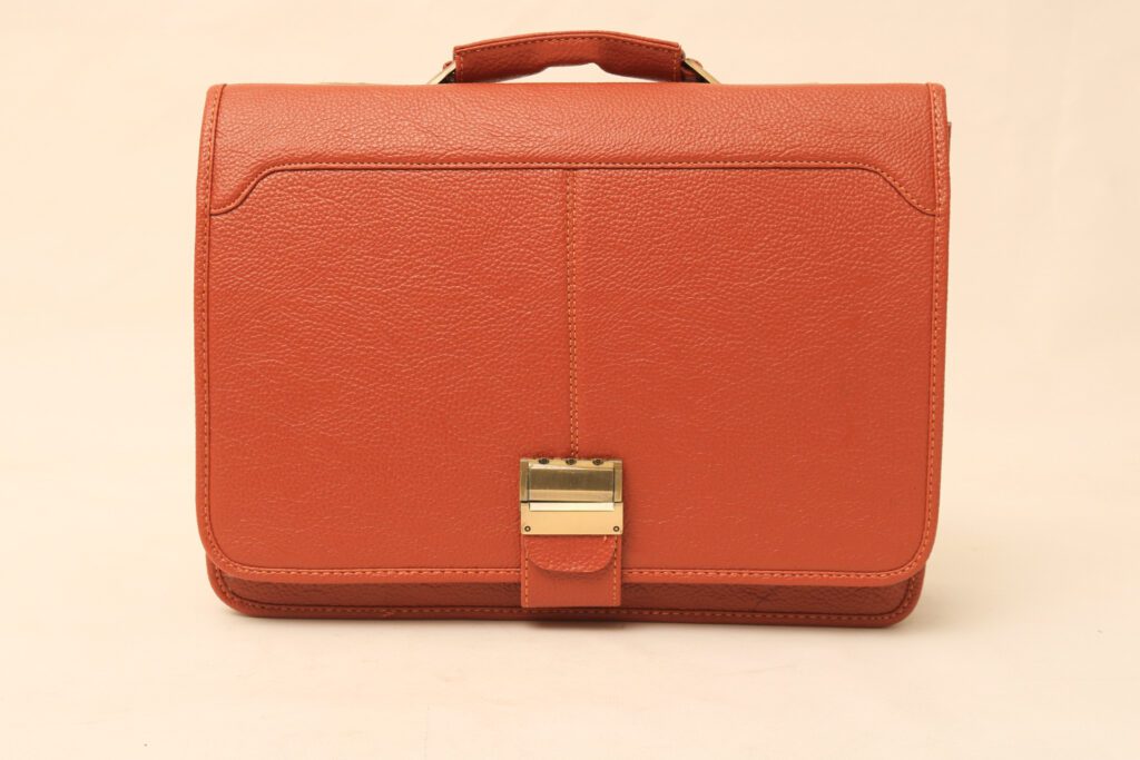 کیف اداری چرم طبیعی دو تبله مدل جور
