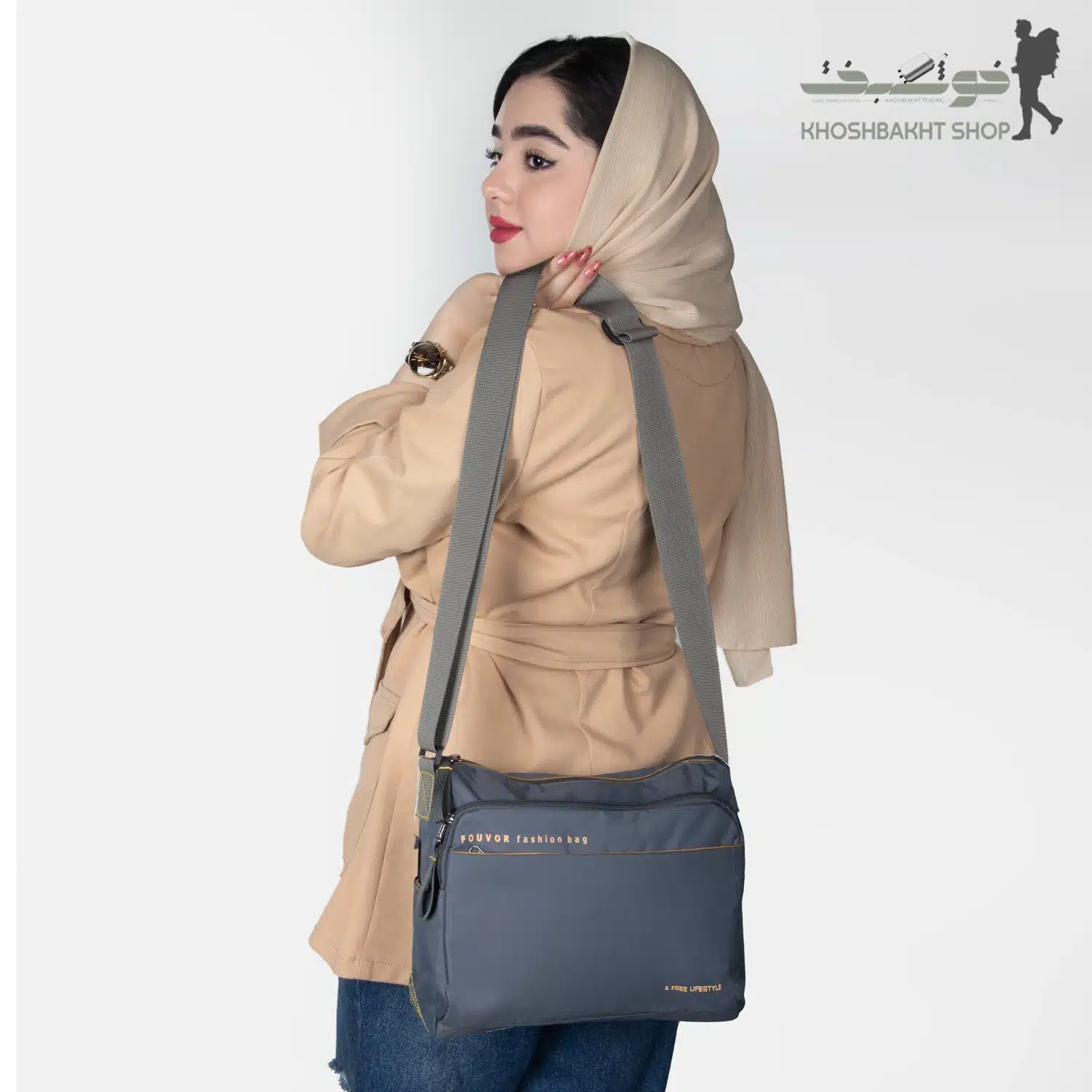 مشخصات قیمت و خرید کیف دوشی fovour مدل 2538-08 تصویر سایت