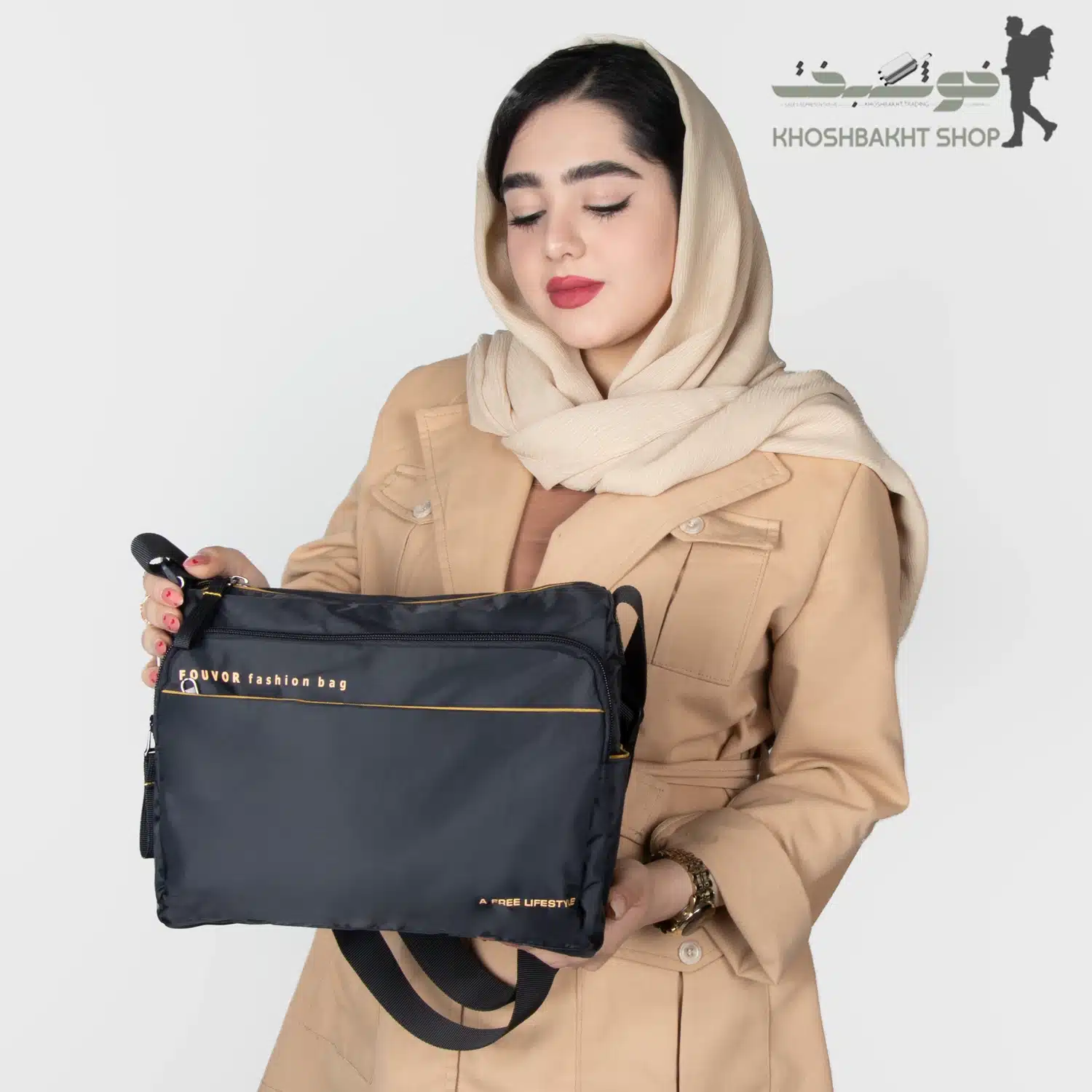 مشخصات قیمت و خرید کیف دوشی fovour مدل 2538-08 تصویر سایت