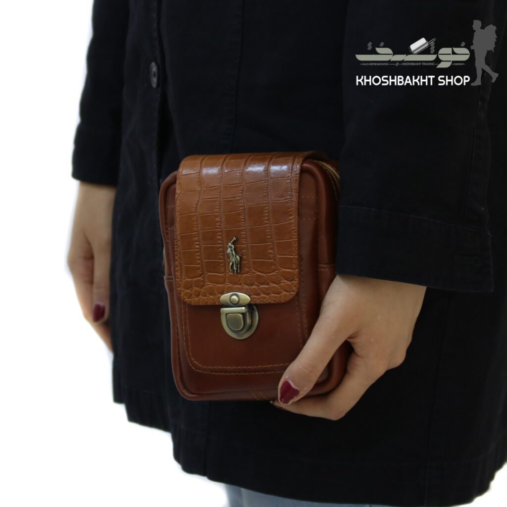 کیف دوشی چرم تبلی POLO سایز ریز مدل جور