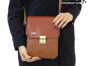 کیف چرم POLO قفل دو رمزه دوشی