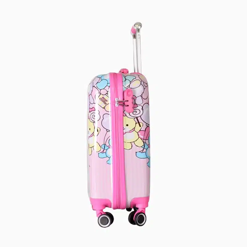 hello-kitty-kid-Luggage-4 چمدان کودکانه بچگانه مدل کیتی از بغل