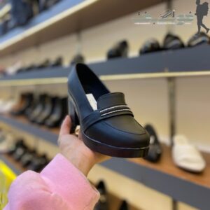 کفش زنانه نگین دار مات کد 10035 تولید تبریز