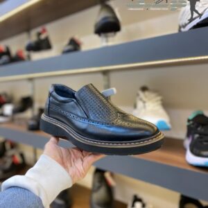 کفش چرم تبریز طبیعی مردانه هشترک کد 8010