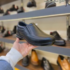 کفش چرم مردانه طبی نفیس کد 9023
