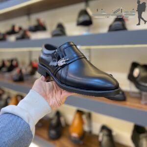 کفش چرم تبریز طبیعی مردانه کد 9007