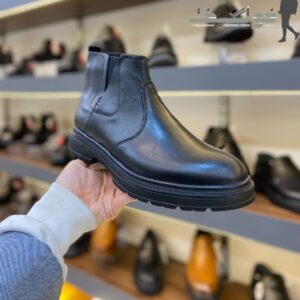 بوت چرم تبریز طبیعی مردانه کد 8003