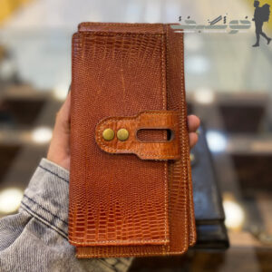 کیف پول نوین چرم طبیعی 123 کیف پول چرم طبیعی برند چرم آبی
