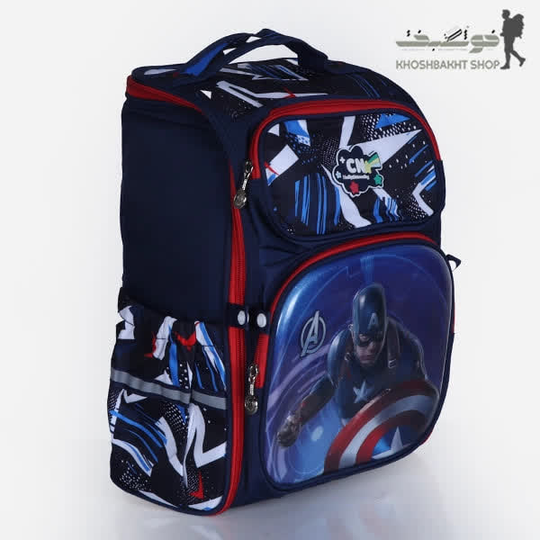 کوله پشتی پسرانه مدل کاپیتان برند cn کوله پشتی پسرانه مدل کاپیتان برند cn - Image 4