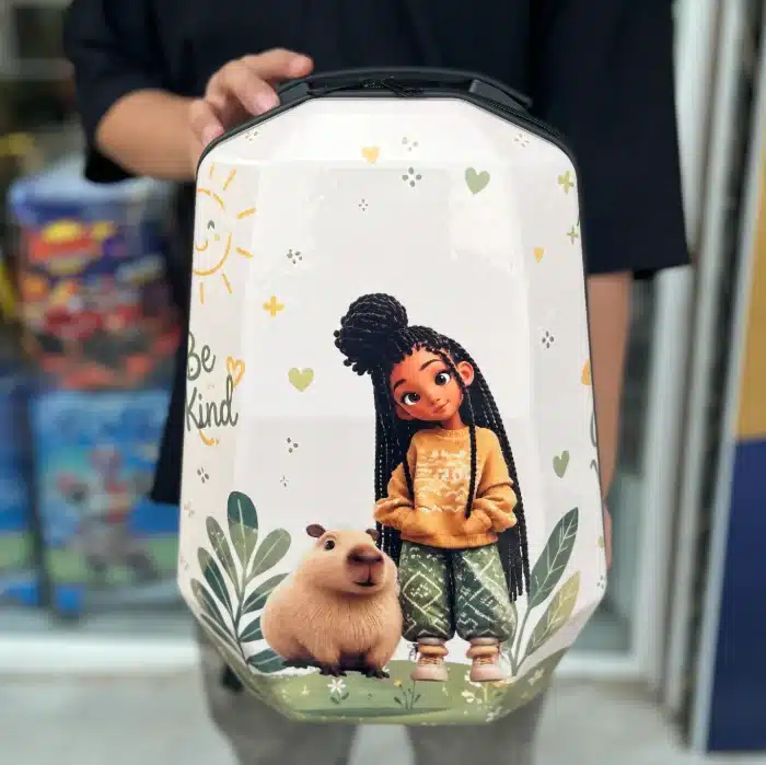 کوله پشتی بچگانه هاردکیس مدل girl